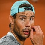 Rafael Nadal practice RG 2022
