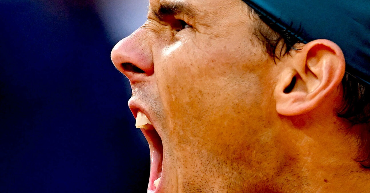 Rafael Nadal beating Felix Auger-Aliassime, Roland-Garros 2022
