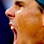 Rafael Nadal beating Felix Auger-Aliassime, Roland-Garros 2022