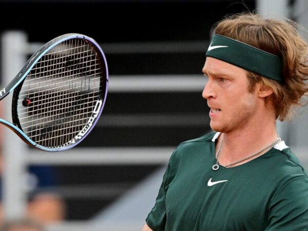Russia's Andrey Rublev during his second round match against Serbia's Filip Krajinovic Image Credit: AI / Reuters / Panoramic