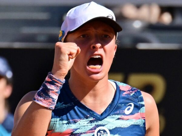 Poland's Iga Swiatek during her quarter final match at the Italian Open