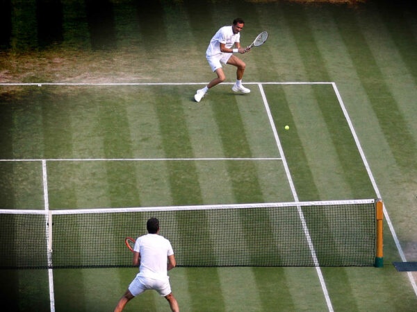 Daniil Medvedev at Wimbledon in 2021