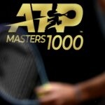 ATP Tour ATP Masters 1000 logo at the Internazionali BNL D'Italia tennis tournament at Foro Italico in Rome, Italy