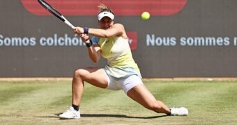 Bianca Andreescu at the bett1 Open in Berlin