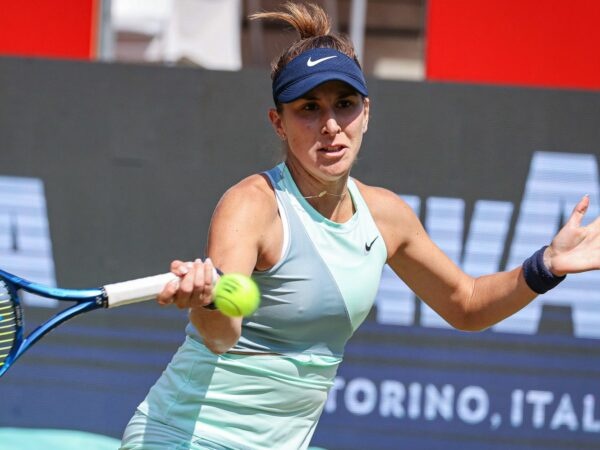 Belinda Bencic at the Bett1open WTA in Berlin