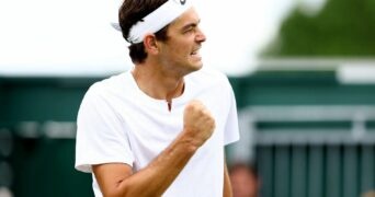 Taylor Fritz at Wimbledon 2022