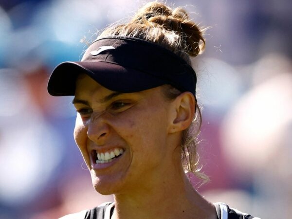 Brazil's Beatriz Haddad Maia at the Eastbourne International