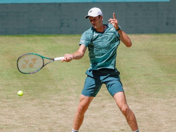 Hubert Hurkacz in Halle in 2022