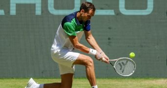 Daniil Medvedev at the Halle Open