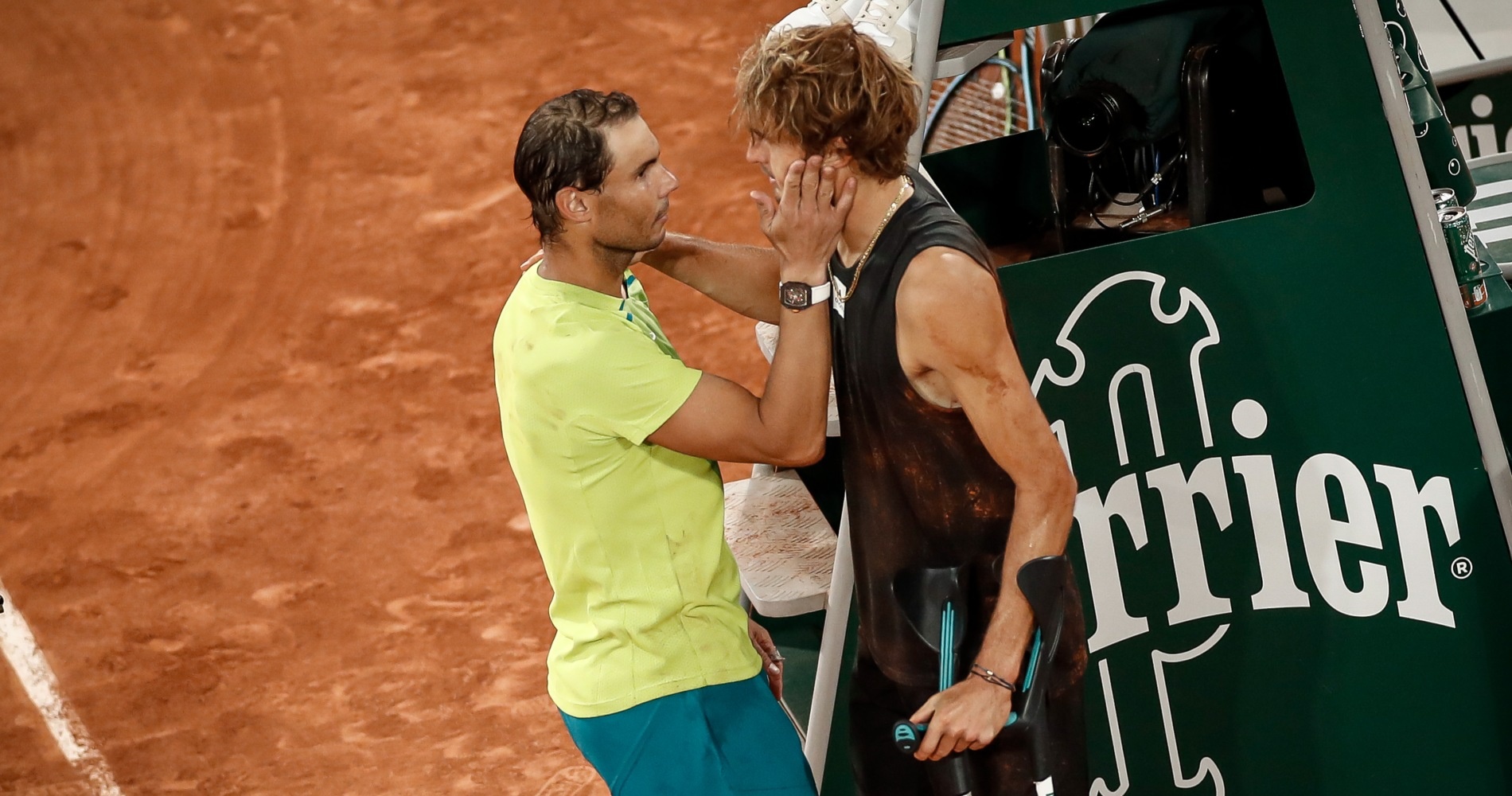 Tennis Nadal Zverev injury “an accident”