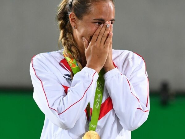 Monica Puig at the 2016 Olympic Games in Rio de Janerio