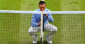 A referee at Wimbledon