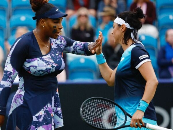 Serena Williams and Ons Jabeur at Eastbourne