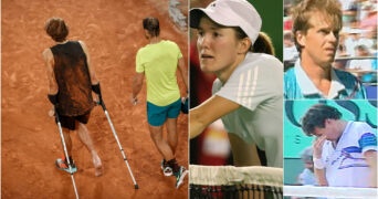 Tennis retirements