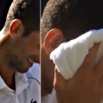 Djokovic crying, Wimbledon 2022 final