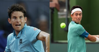 Dominic Thiem and Kei Nsihikori have been awarded wild cards for the 2022 Winston-Salem Open