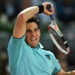 Dominic Thiem at the Madrid Open in 2021