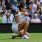 Emma Raducanu at Wimbledon, 2022