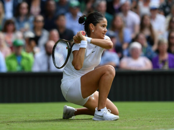 Emma Raducanu at Wimbledon, 2022