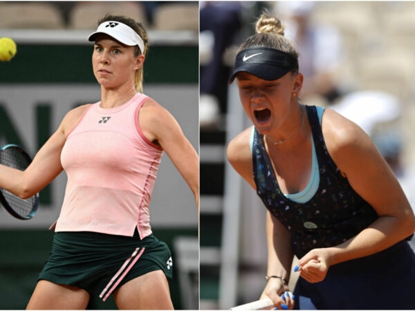 Linda Noskova and Lucie Havlickova at the WTA Prague Open