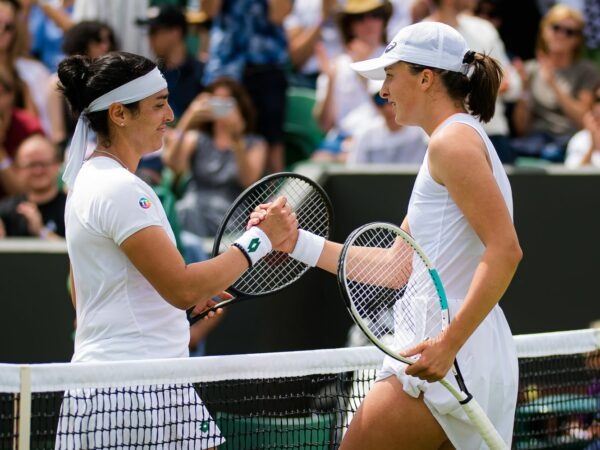 Ons Jabeur & Iga Swiatek at the 2021 Wimbledon Championships