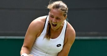 Jule Niemeier at Wimbledon in 2022