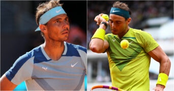 Rafael Nadal's coloured kits, 2022