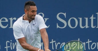 Nick Kyrgios at the Western & Southern Open in Cincinnati in 2018