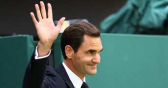 Roger Federer at Wimbledon 2022