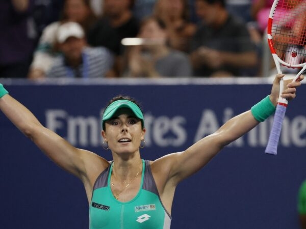 Alize Cornet at the 2022 US Open