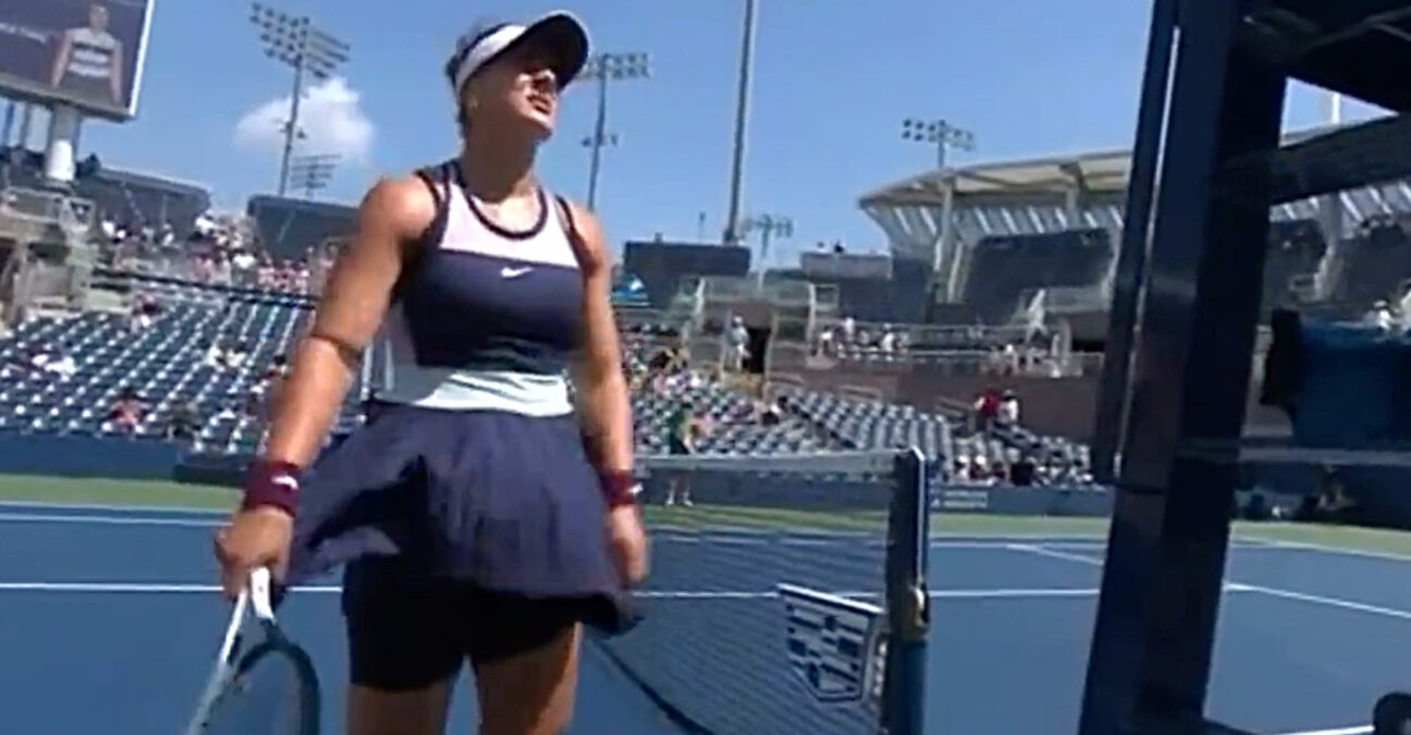 Bianca Andreescu and her dress, US Open 2022