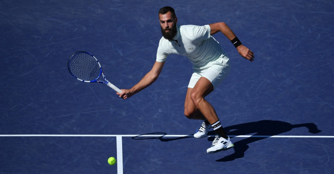 Benoit Paire at Indian Wells in March 2022