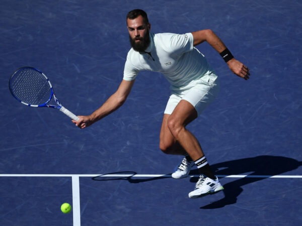 Benoit Paire at Indian Wells in March 2022