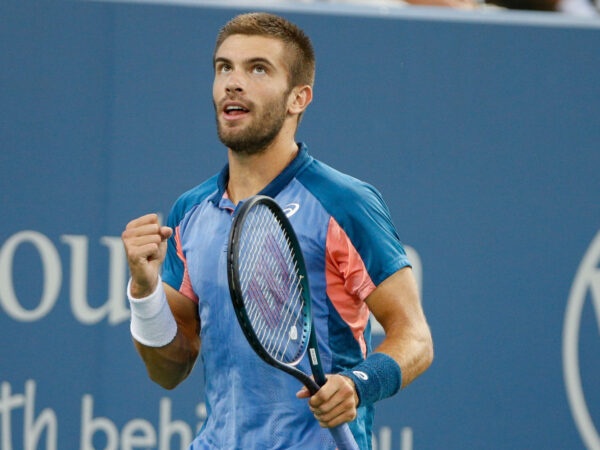 Borna Coric at the 2022 Western & Southern Open in Cincinnati