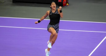 Caroline Garcia at the 2022 WTA Finals