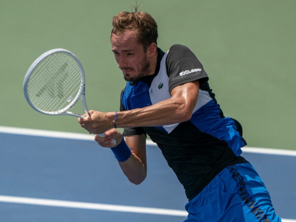 Daniil Medvedev at the 2022 Western & Southern Open in Cincinnati