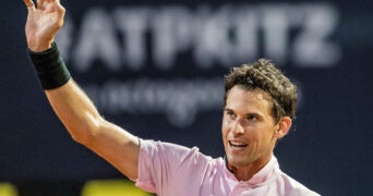 Dominic Thiem at the 2022 Kitzbuhel Open