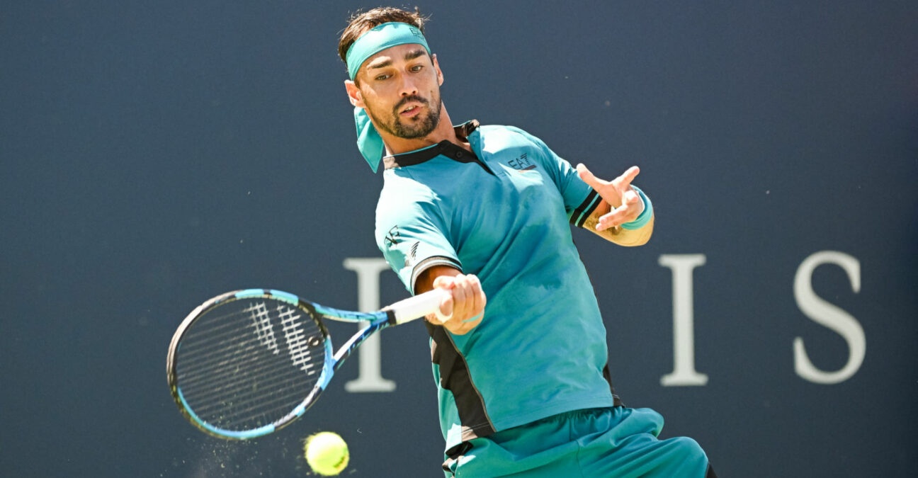 Fabio Fognini at the 2022 Canadian Open in Montreal