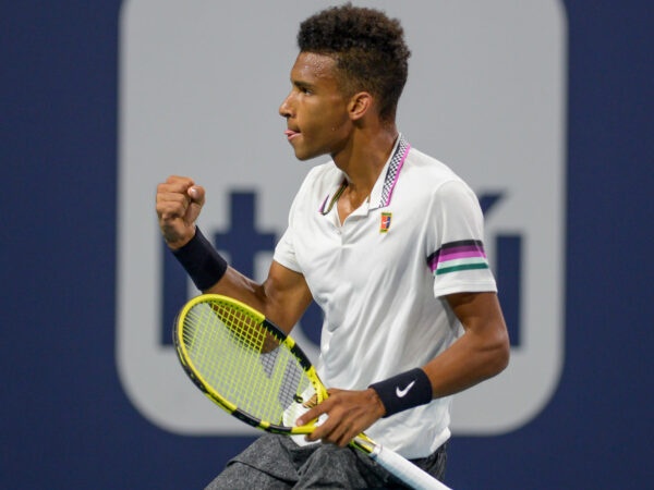 Felix Auger-Aliassime at the 2022 Miami Open