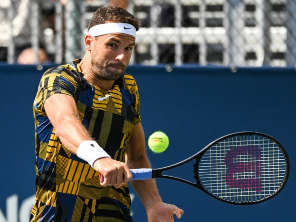 Grigor Dimitrov at the 2022 National Bank Open in Montreal