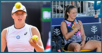 Iga Swiatek and Daria Kasatkina, whoa re No 1 and No 9 in the latest WTA rankings this week