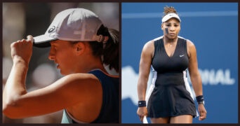 Iga Swiatek and Serena Williams