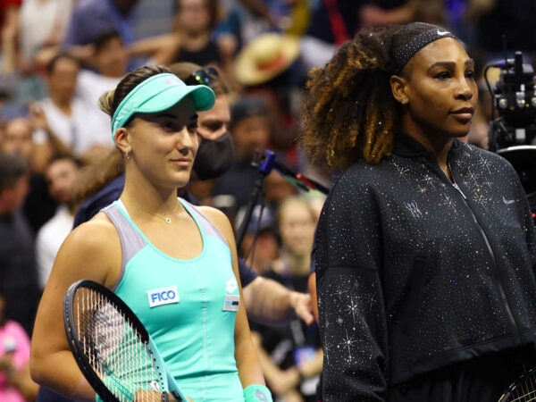 Danka Kovinic and Serena Williams, US Open 2022