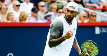 Nick Kyrgios at the 2022 National Bank Open in Montreal