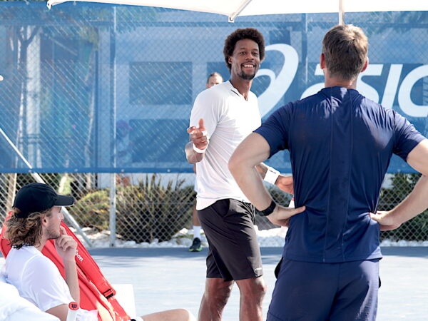 Stefanos Tsitsipas, Gael Monfils, Mouratoglou Academy