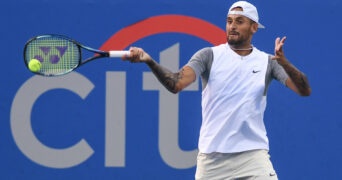 Nick Kyrgios at the 2022 Citi Open