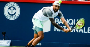 Nick Kyrgios at the 2022 National Bank Open in Montreal