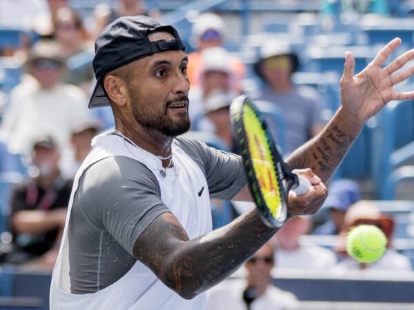 Nick Kyrgios at the 2022 Western & Southern Open in Cincinnati