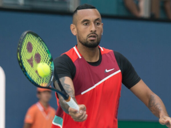 Nick Kyrgios at the Miami Open in March 2022