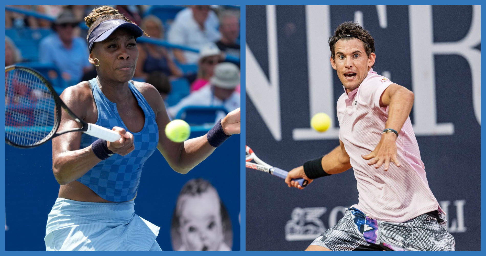 Venus Williams, Thiem, Kenin lead wild cards for US Open